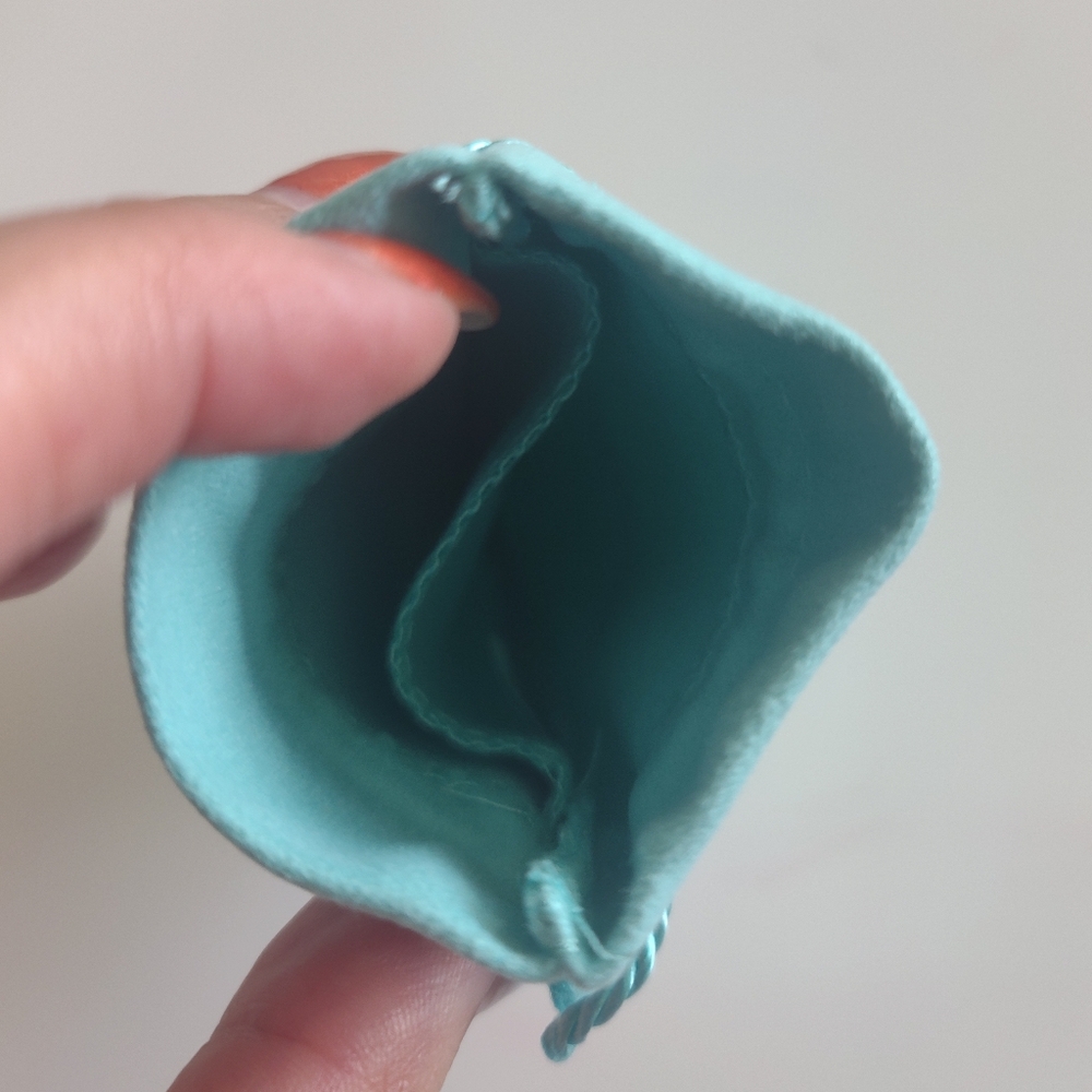 NWT Tiffany & Co Small Drawstring Jewelry Bag - Picture 3 of 5